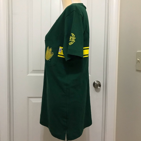 Pink Victoria’s Secret collegiate University of Oregon Ducks tee green small - Picture 4 of 7